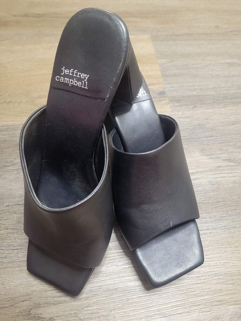 Jeffrey Campbell Caviar Platform Slide Sandals